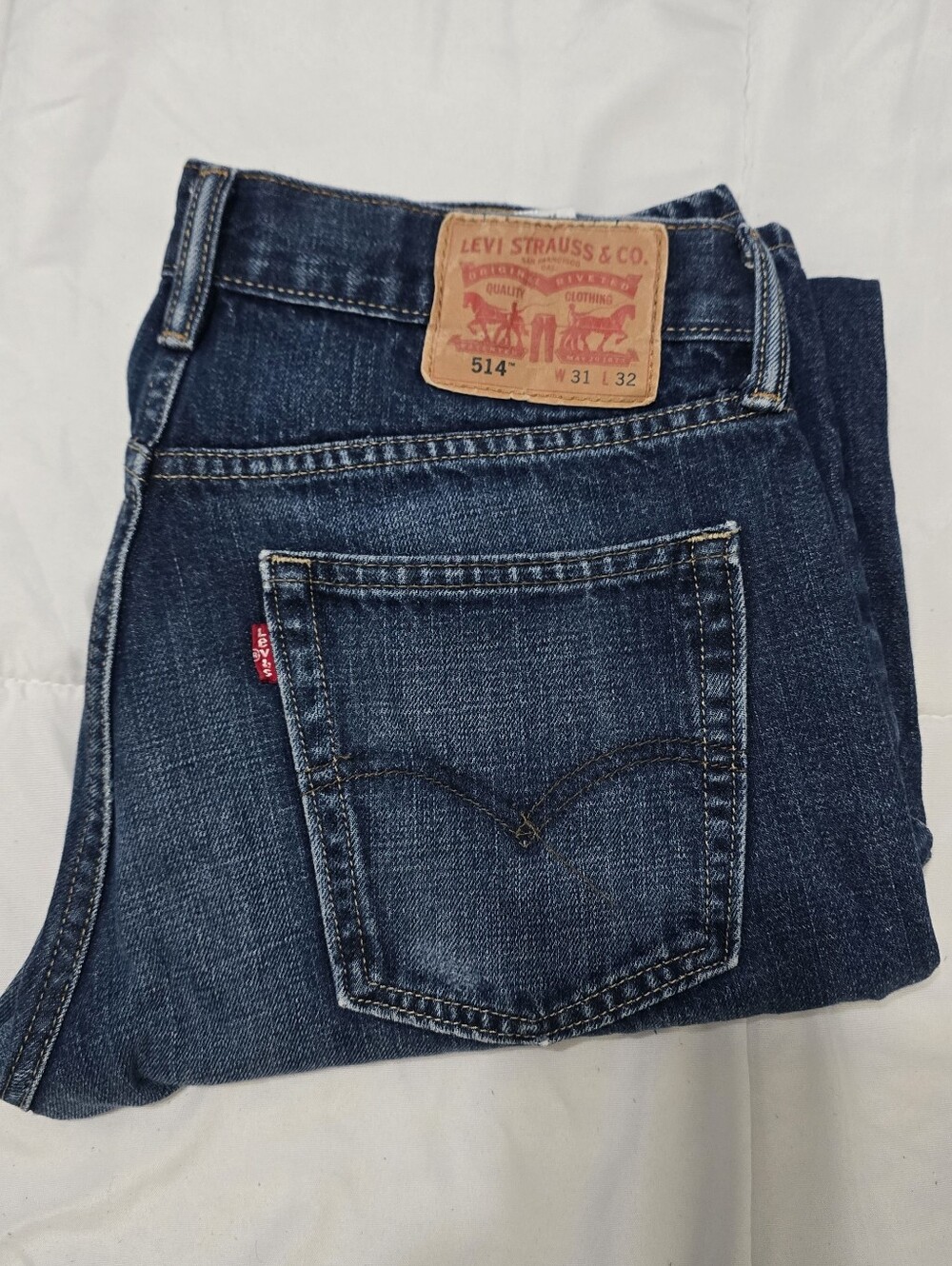 Levi's Men's Slim Straight Jeans - Dark Blue Wash